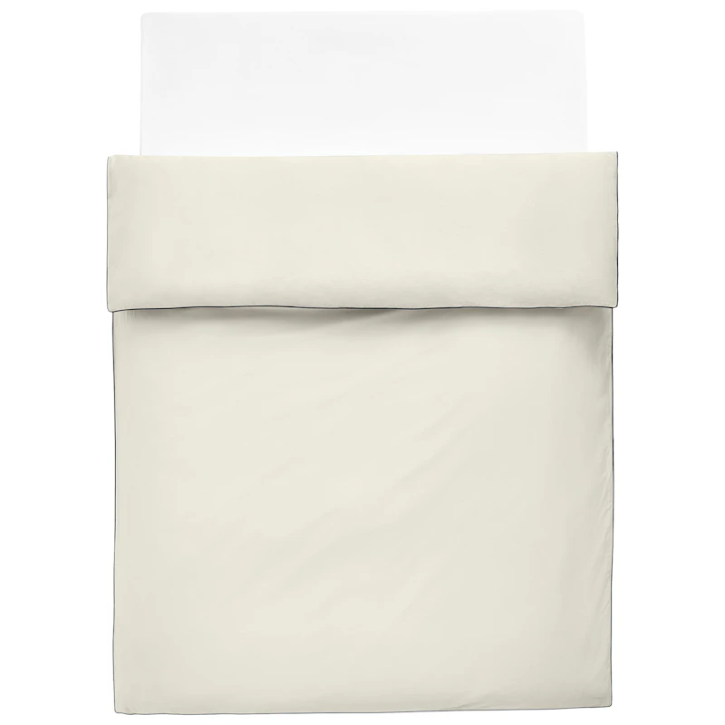 Outline Dekbedovertrek Dubbel 220x220 cm, Ivory