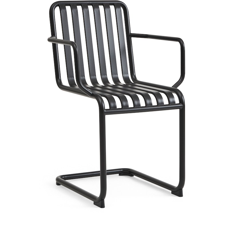 Palissade Cantilever Armchair, Anthracite powder coated steel