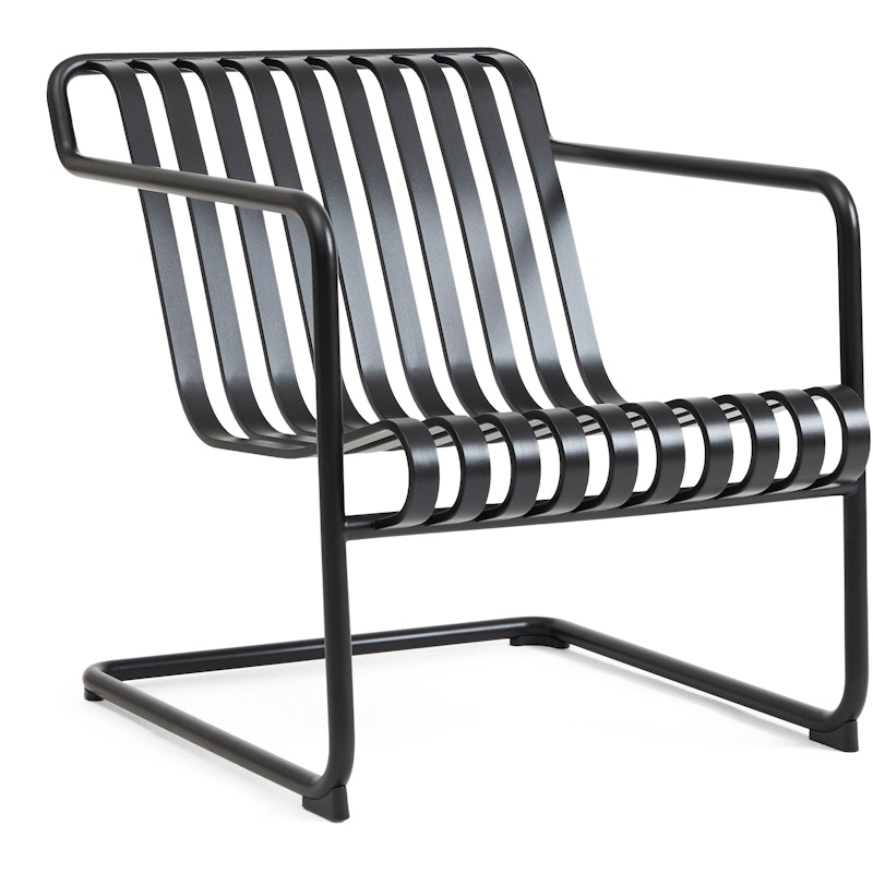 Palissade Cantilever Lounge Chair Low, Anthracite powder coated steel