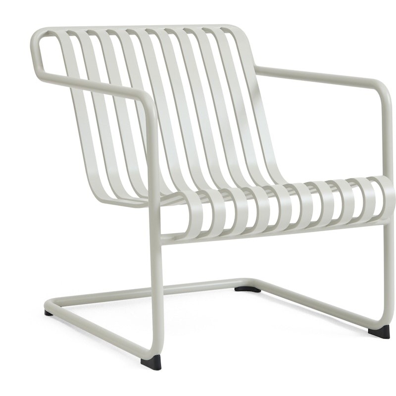 Palissade Cantilever Lounge Chair Low, Sky grey powder coated steel