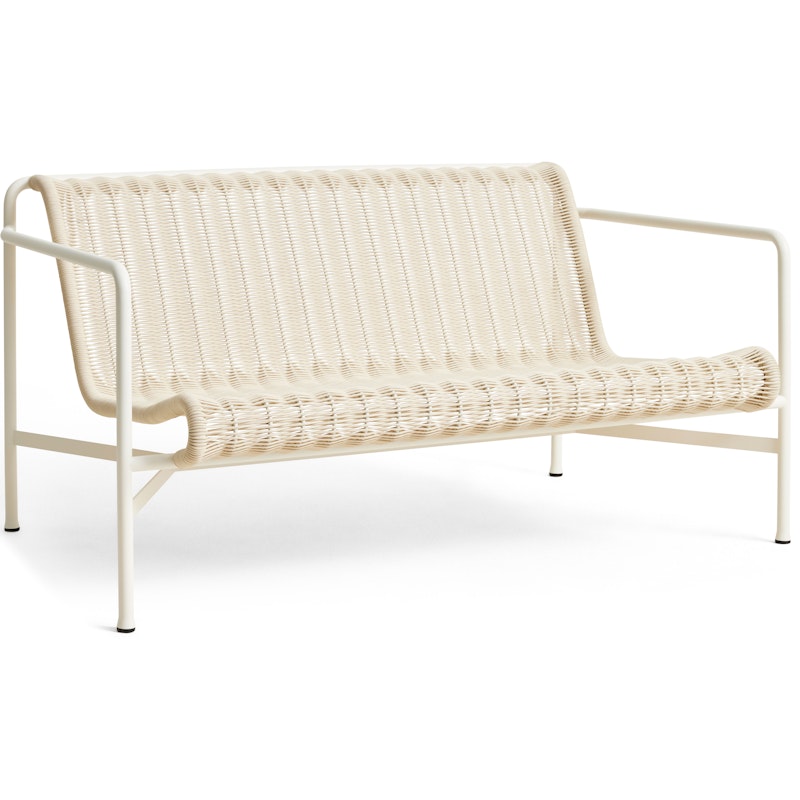 Palissade Cord Loungesofa, Cream White