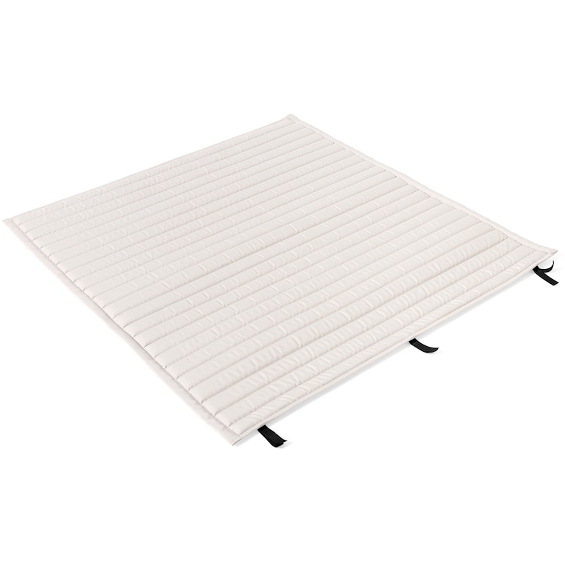 Palissade Kussen Gewatteerd Eetkamerbank Zonder Armleuning , Cream White