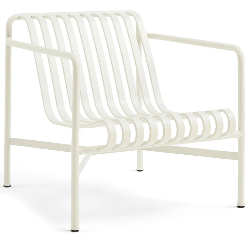 Palissade Loungestoel Laag, Cream White