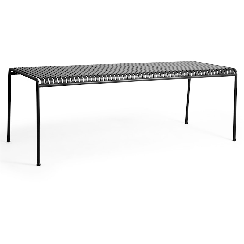 Palissade Table 90x220 cm 4 Legs, Anthracite powder coated steel