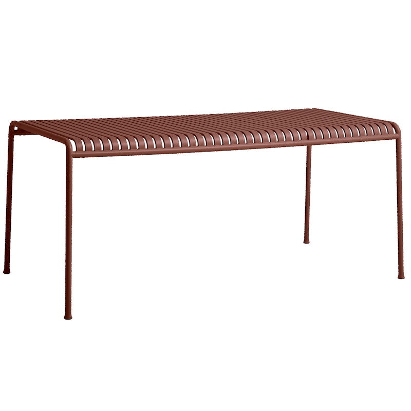 Palissade Tafel 170x90 cm, Iron Red