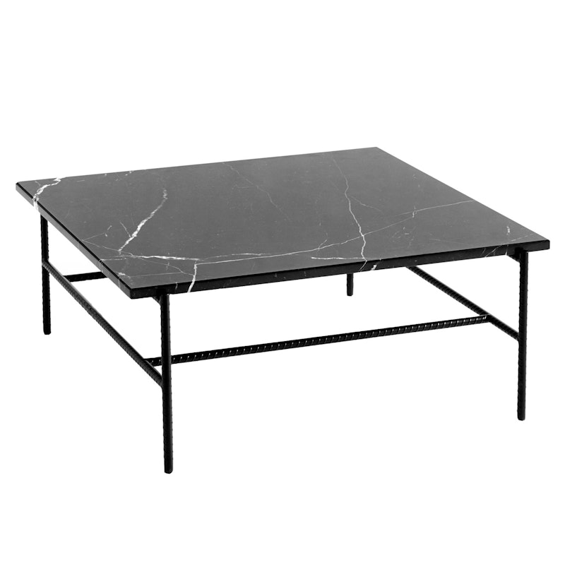 Rebar Salontafel 80x84 cm, Soft Black