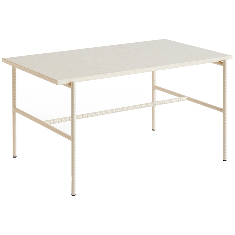 Rebar Salontafel 49x80 cm, Alabaster