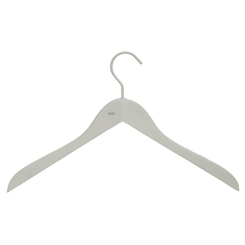 Soft Kleerhanger 4-Pack, Slim Grey