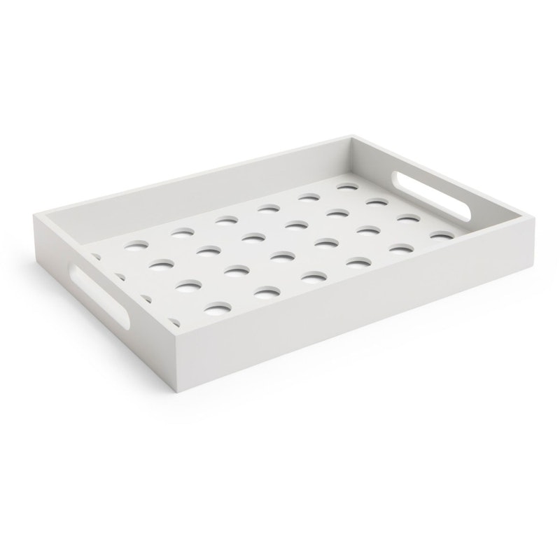 Terrazza Dot Tray Medium, Off-white