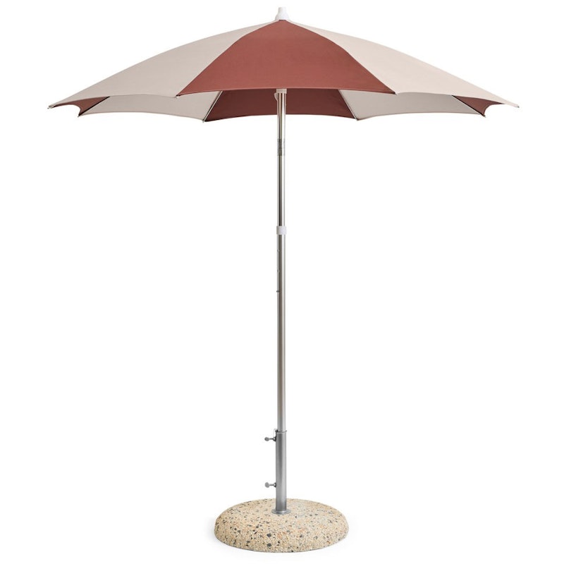 Terrazza Parasol Octagon, Off-white / Burgundy