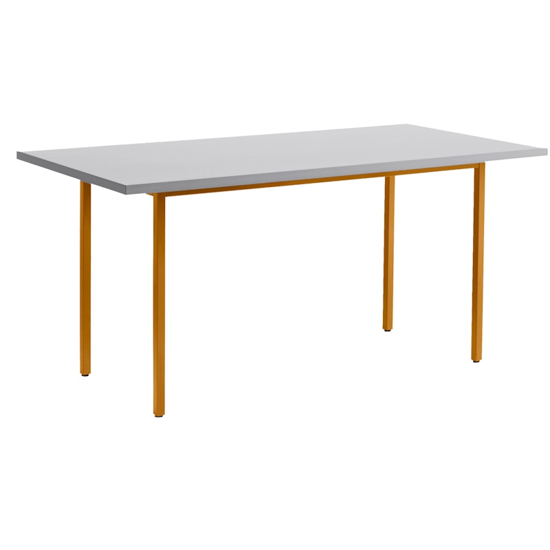 Two-Colour Tafel 160x82 cm, Oker / Lichtgrijs