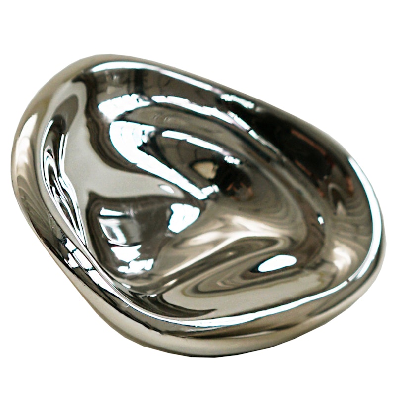 Ripple Knob Wandhaak 8 cm, Zilver