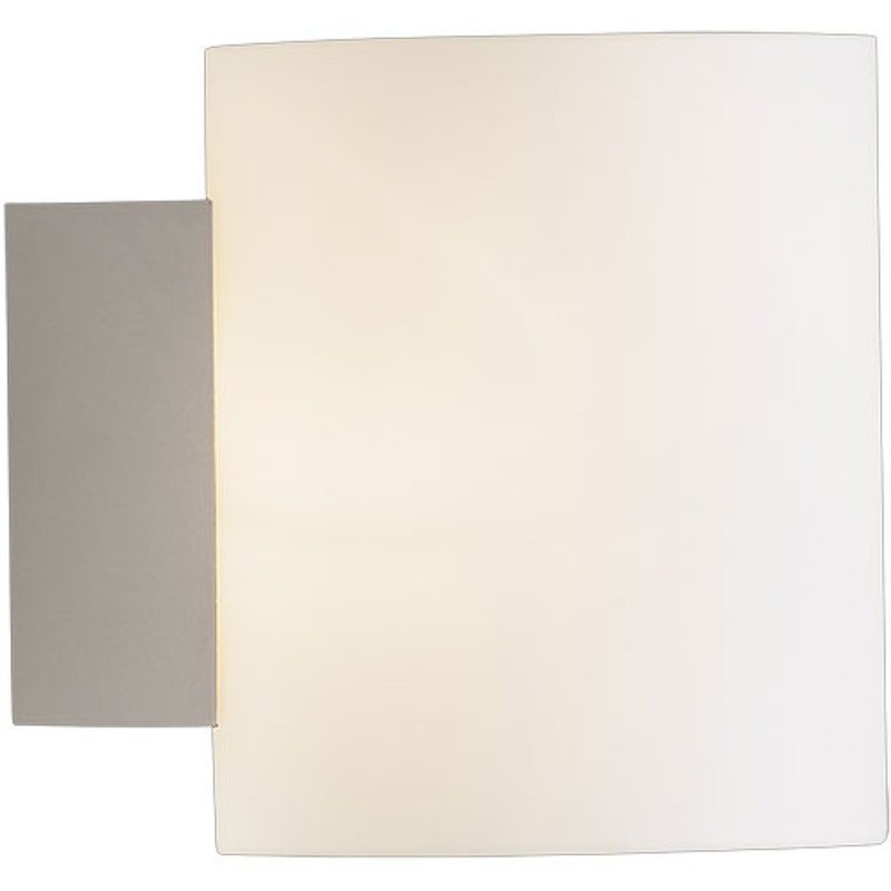 Evoke Wandlamp 120 mm, Wit / Opaal Glas