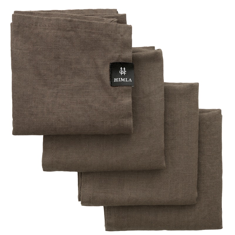 Sunshine Servet 45x45 cm Pak van 4, Coffee