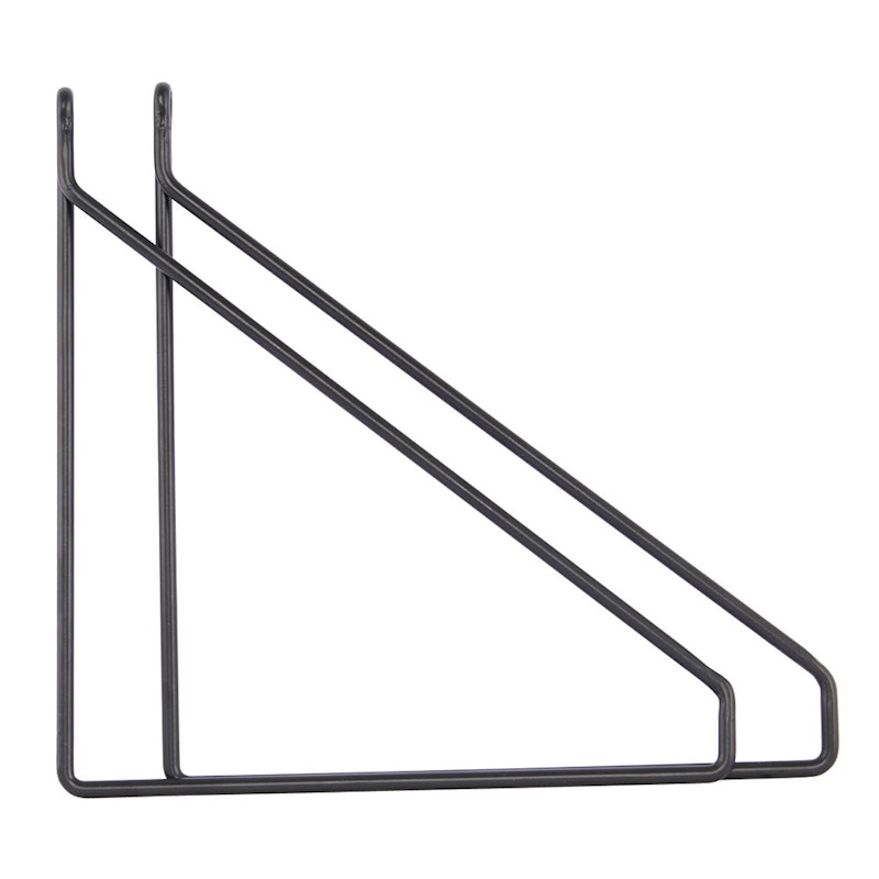 Apart Wandbeslag 2 stk, Zwart