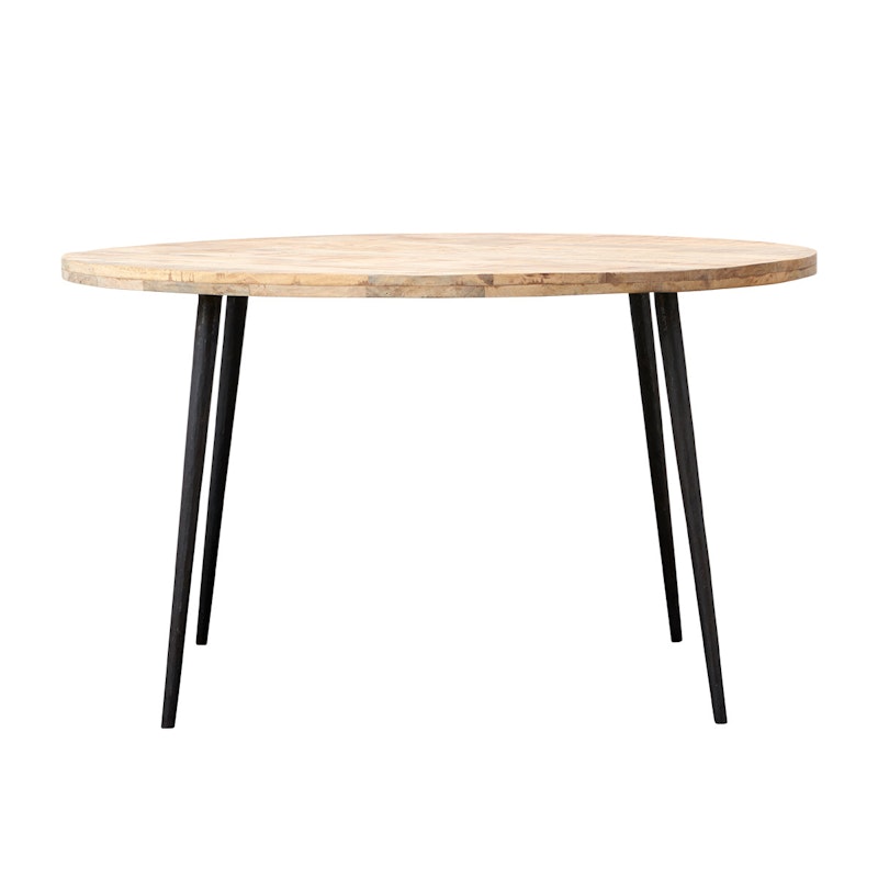 Club Eettafel Ø130 cm, Licht Hout