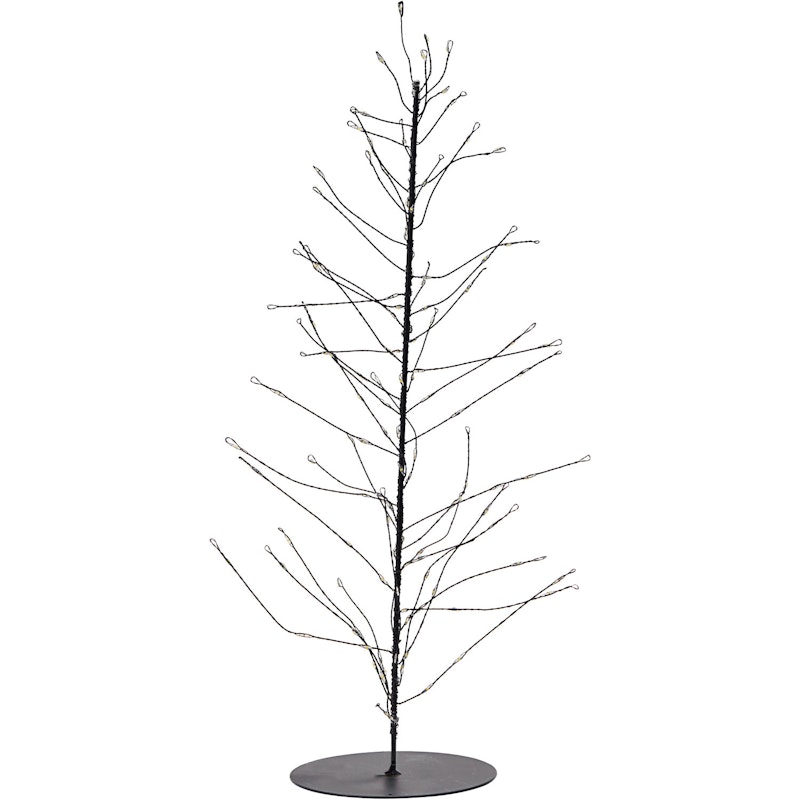 Glow Kerstboom met Verlichting Metaal, Ø12x45 cm