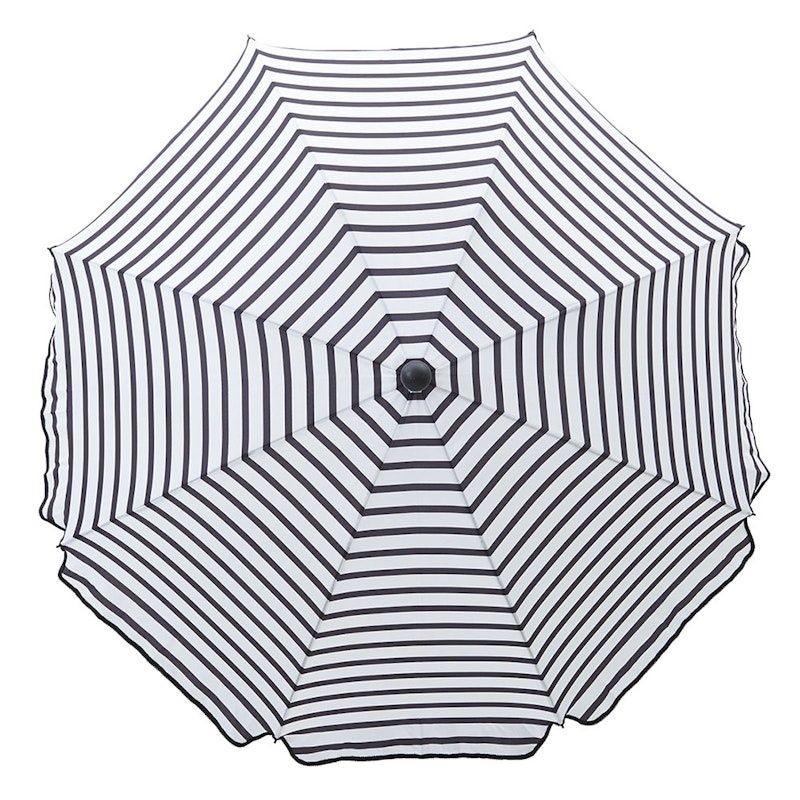 Oktogon Garden Umbrella 180cm, Black/White