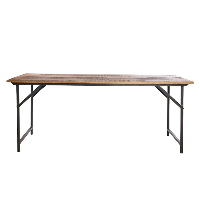 Party Klaptafel, Zwart/Hout