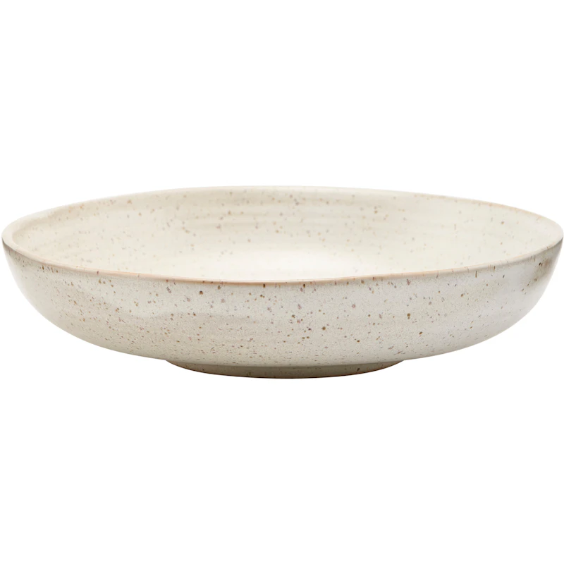 Pion Diep Bord 19 cm, Wit / Grijs