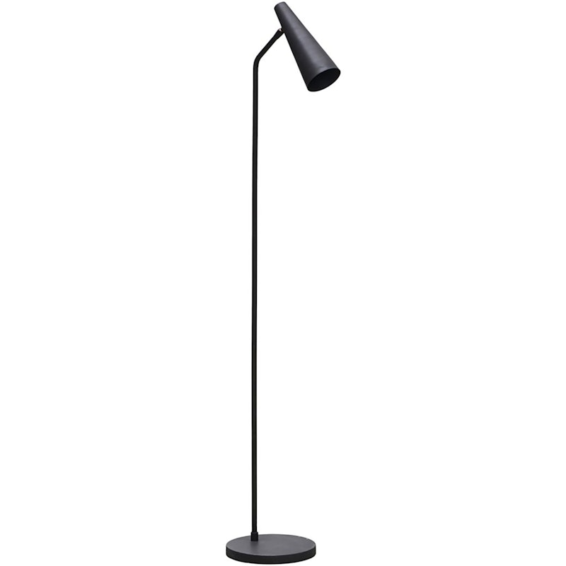 Precise Vloerlamp 124 cm, Mat Zwart