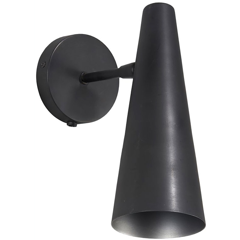 Precise Wandlamp 21 cm, Mat Zwart