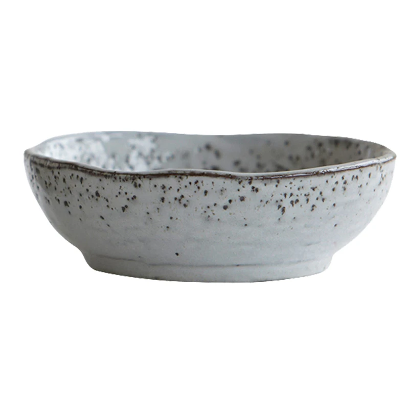 Rustiek Kom 11,5 cm, Grijs/Blauw