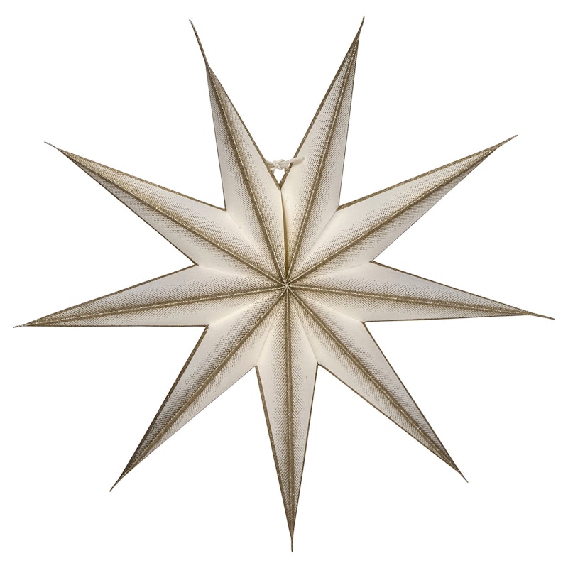 D9 Point Ster Ø45cm, Gebroken Wit/Champagne