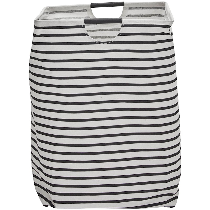 stripes Wasmand, Zwart/Wit