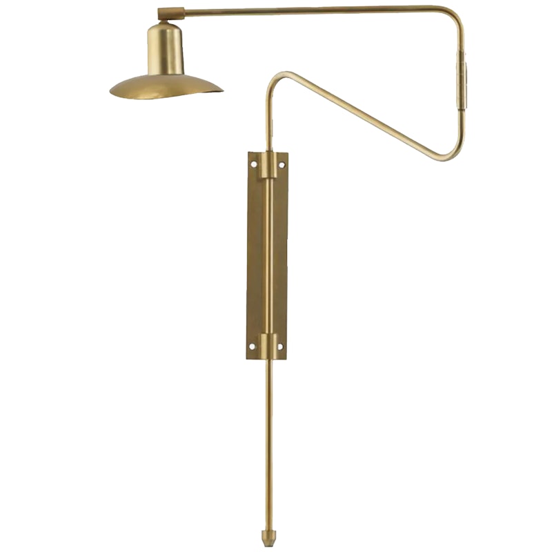 Swing Wandlamp, Messing