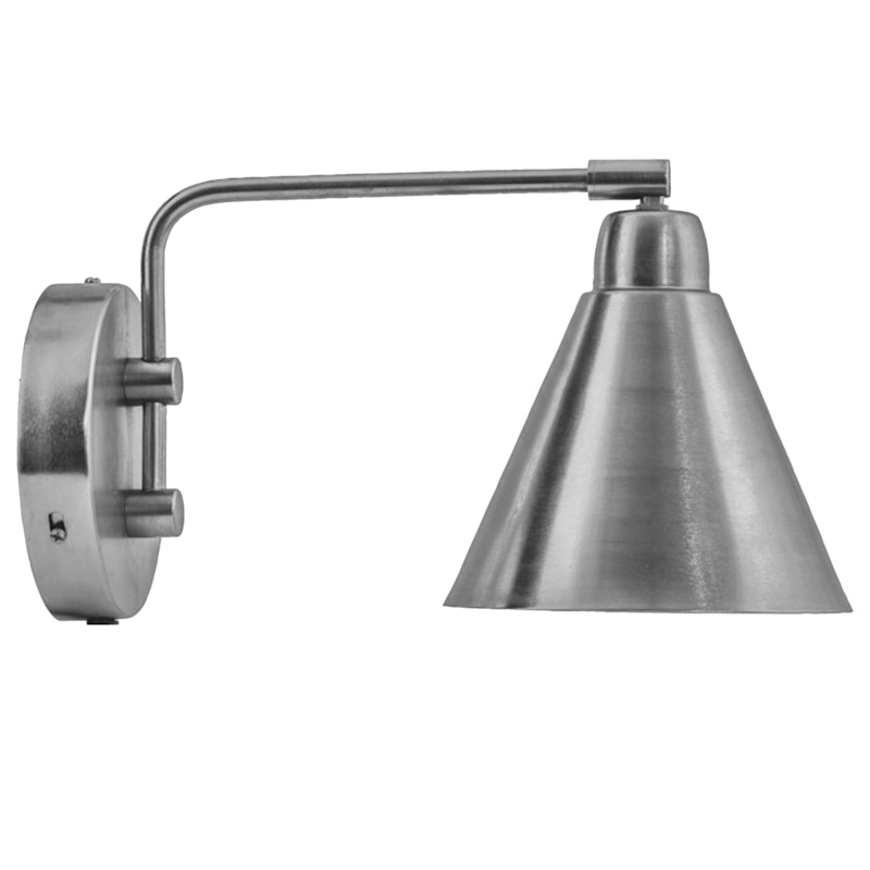 Game Wandlamp, Brushed Silver