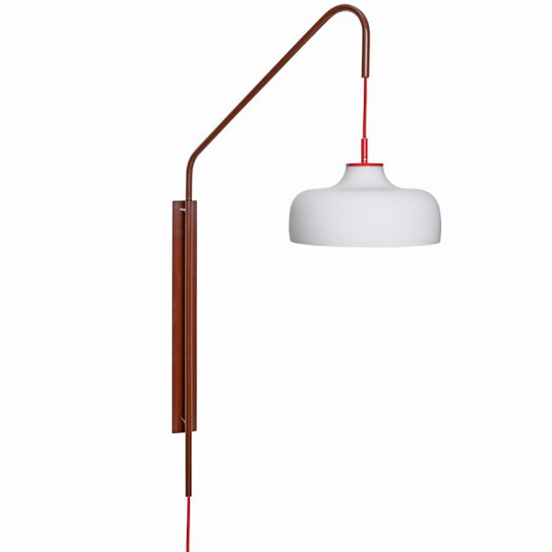 Current Wandlamp, Rood/Maroon