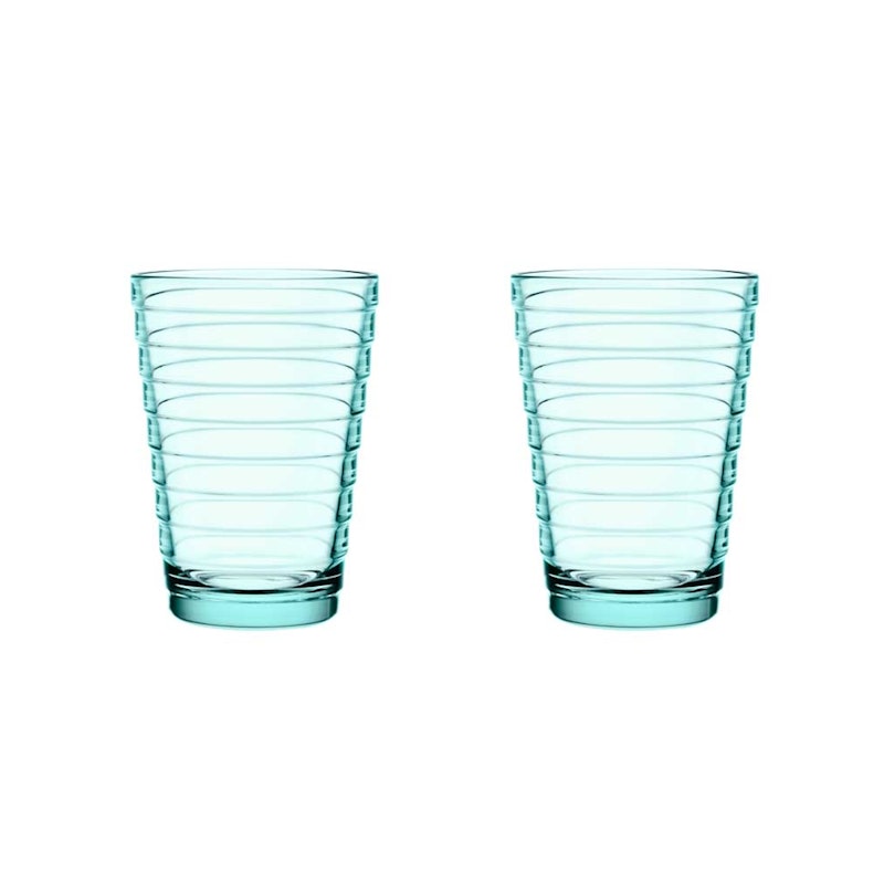 Aino Aalto Drinkglas 33 cl Pak van 2, Water Green
