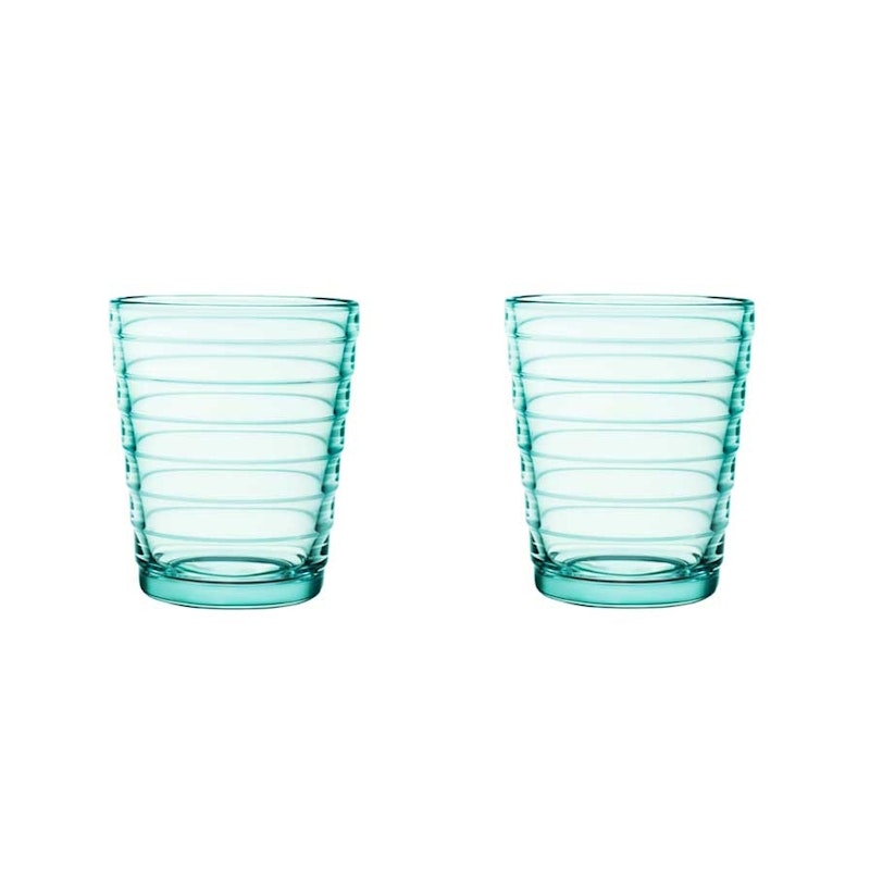 Aino Aalto Drinkglas 22 cl Pak van 2, Water Green