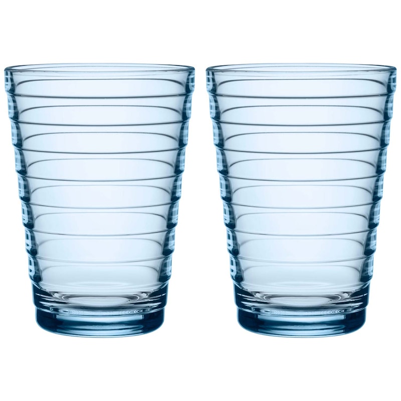 Aino Aalto Drinkglas 33 cl Pak van 2, Aqua