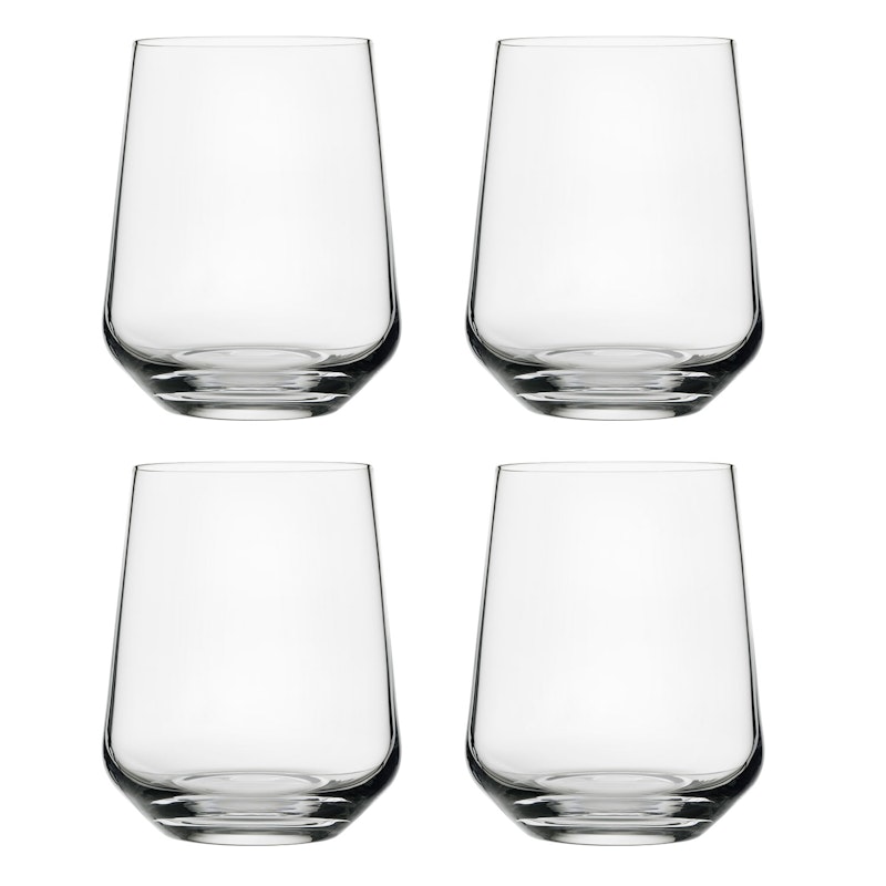 Essence Waterglas 35 cl Set van 4, Doorzichtig