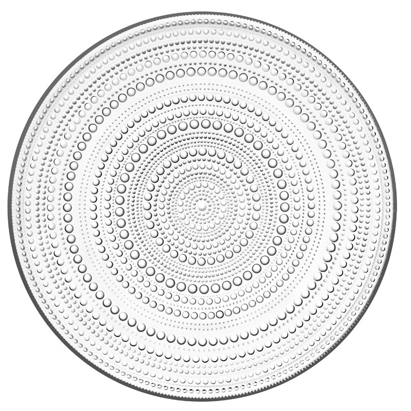 Kastehelmi Bord Doorzichtig, 31,5 cm