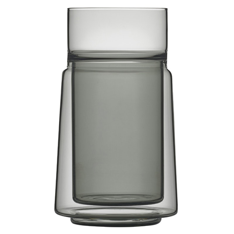 Latte Glas L 33 cl, Zwart