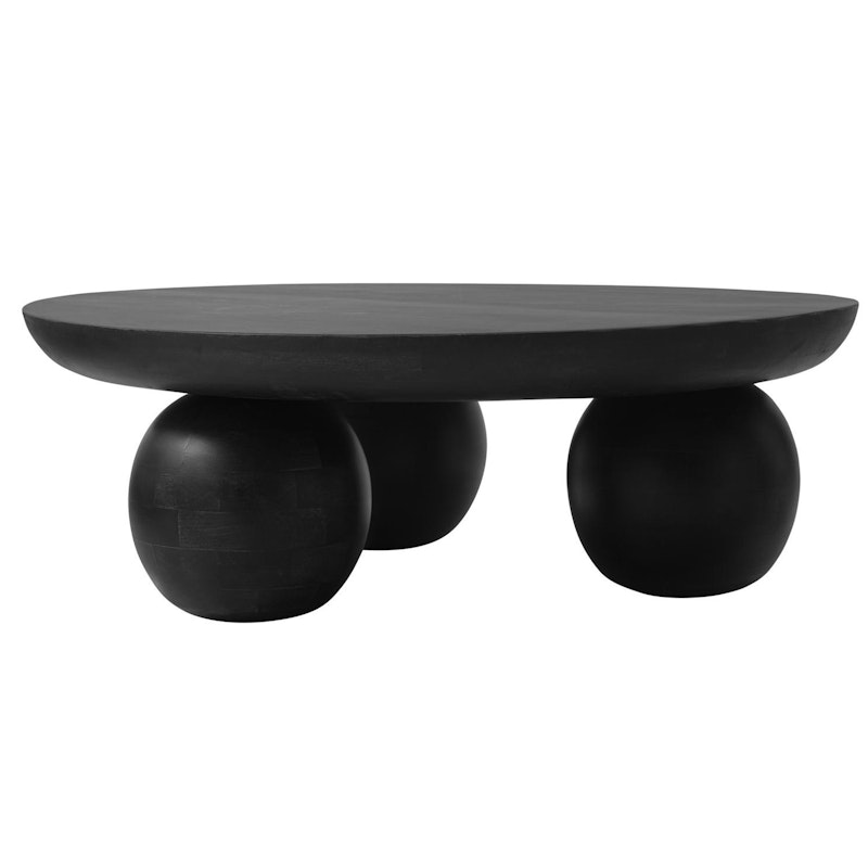 Mira Coffee Table Ø90 cm, Black