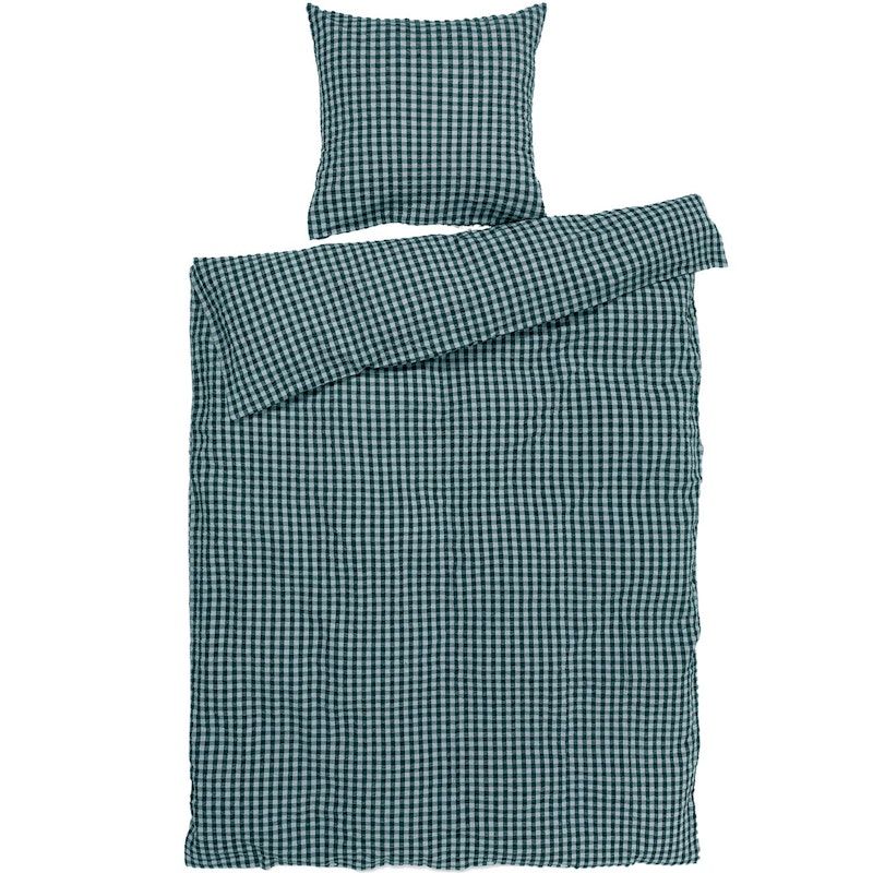 Bæk & Bølge Dekbedset 140x220 cm, Groen / Lichtblauw