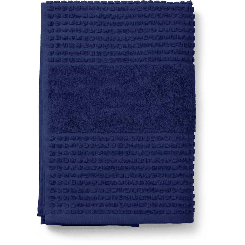 Check Handdoek 70x140 cm, Marineblauw