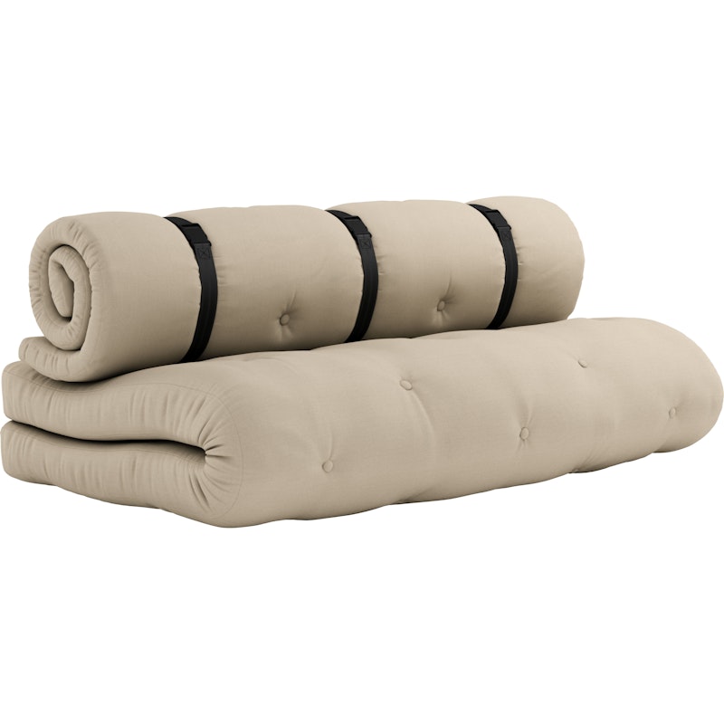 Buckle-Up Bank Met Riem Voor Buiten, Beige / Zwart