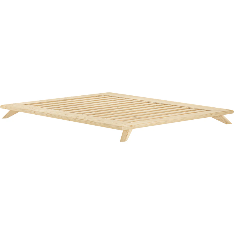 Senza Bedframe Blank Gelakt, 180x200 cm