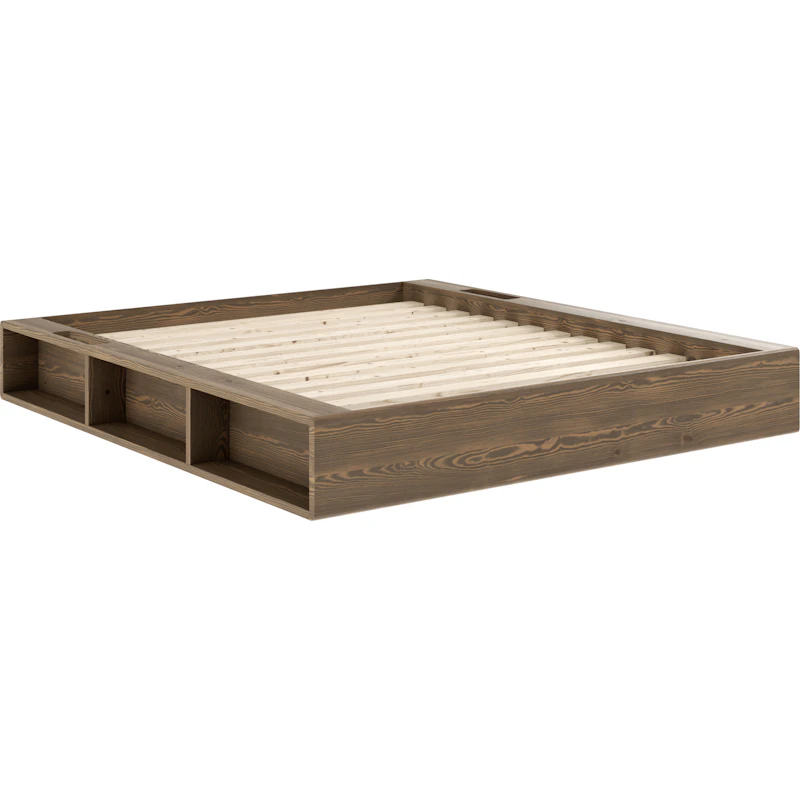 Ziggy Bedframe Carob Brown, 160x200 cm