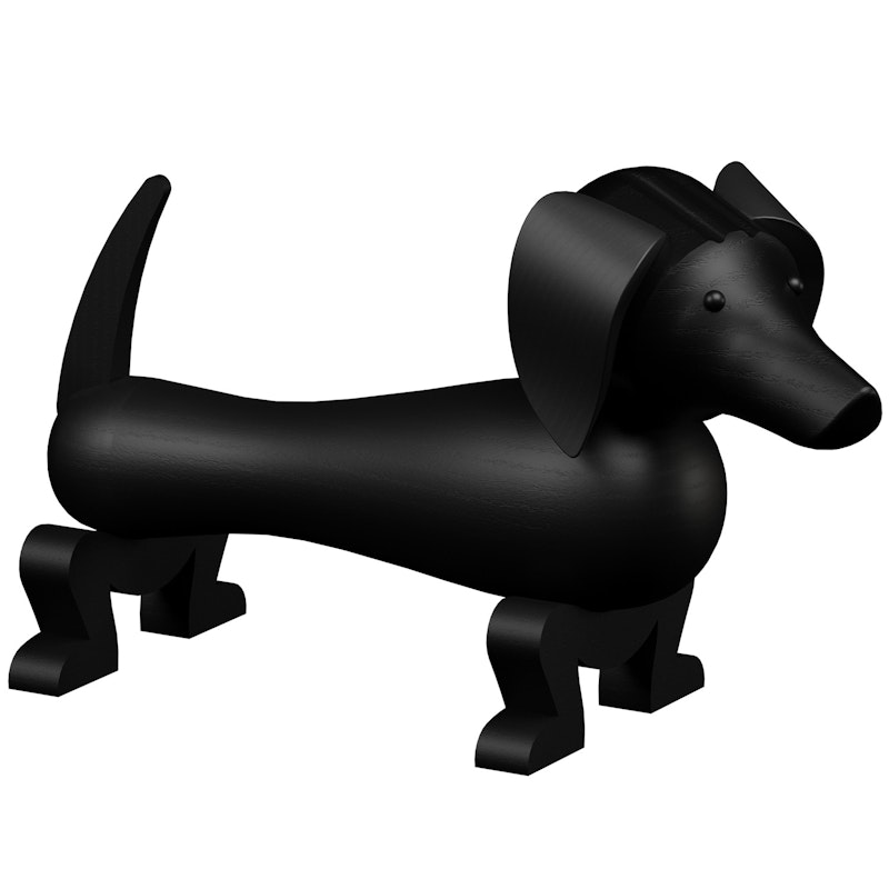 Hund Houten Beeldje 32 cm