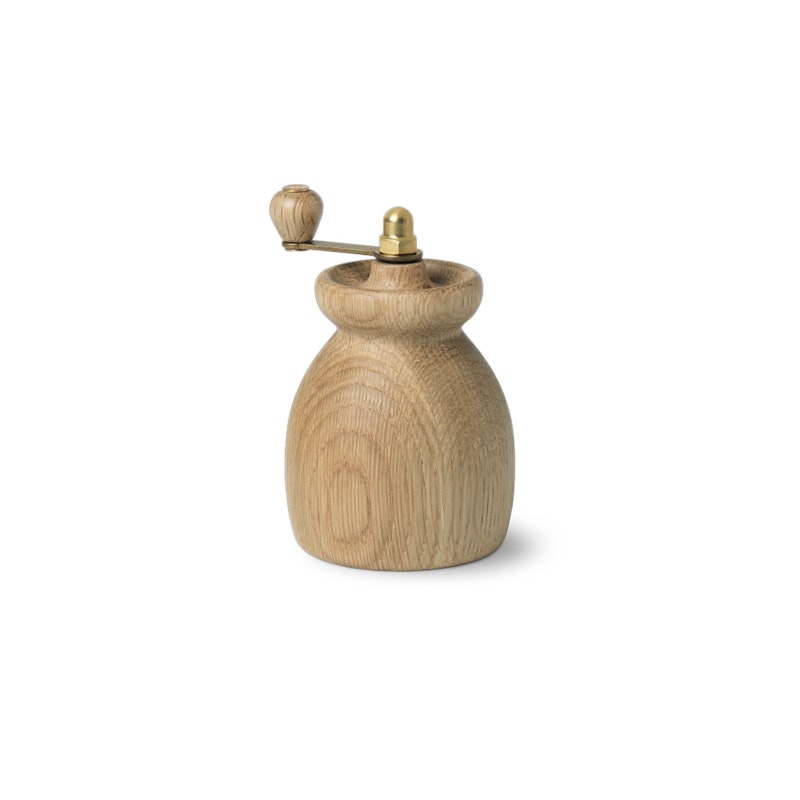 Menageri Pepper Mill, Oak/Brass