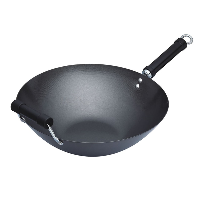 Oriental Wok 360 mm, Koolstofstaal