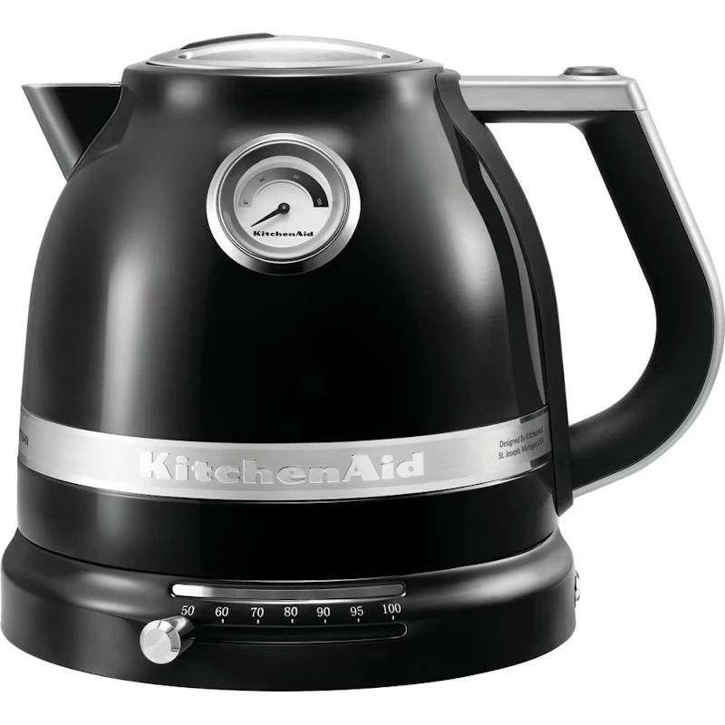 5KEK1522E Waterkoker Artisan 1,5L Met Aanpasbare Temperatuur, Onyx Black