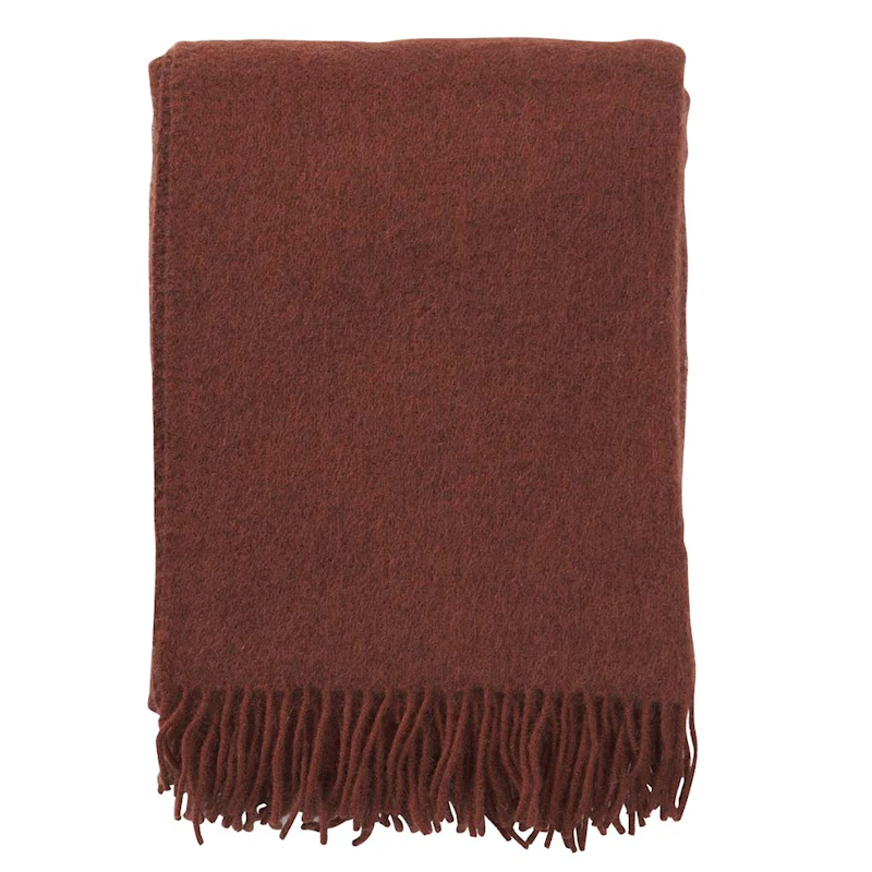 Gotland Plaid 130x200 cm, Roest