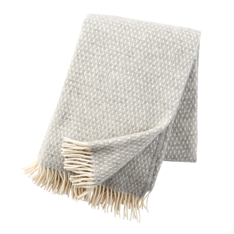 Knut Wollen Deken 130x200 cm, Lichtgrijs